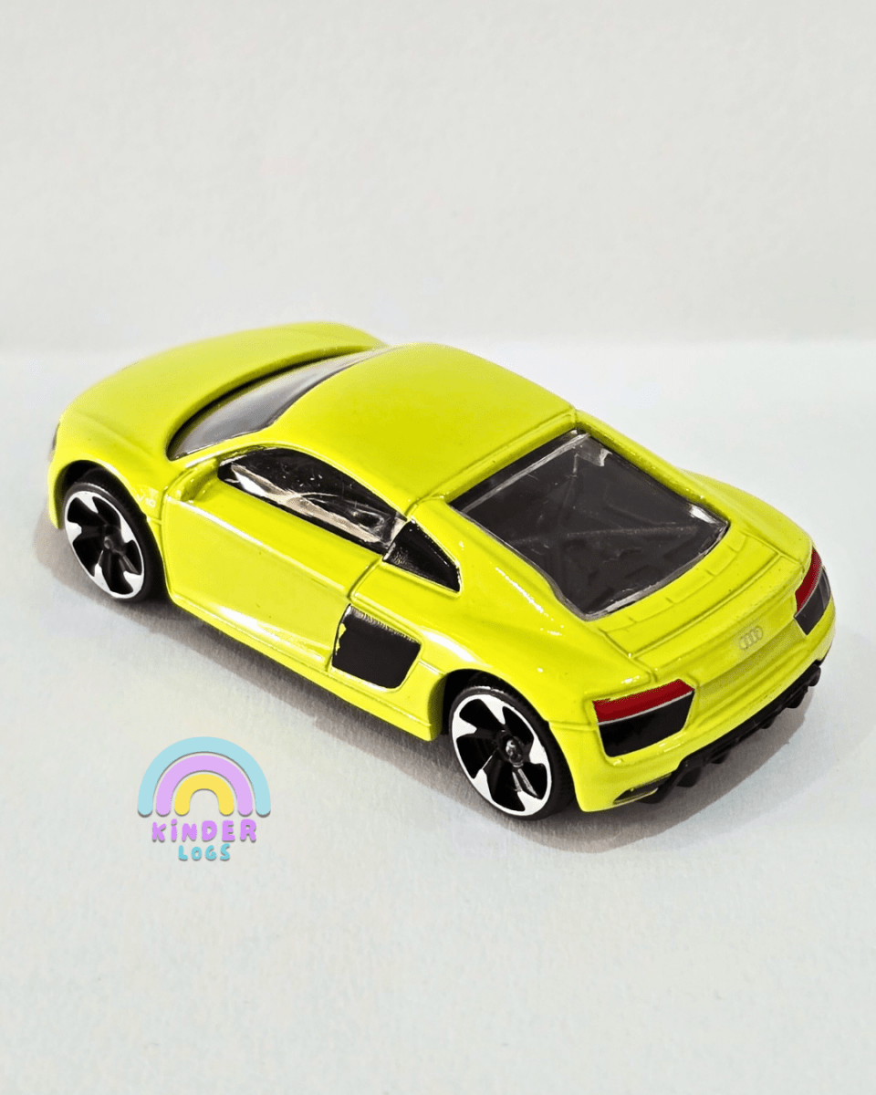 Majorette Audi R8 - Neon Green (Uncarded) - Kinder Logs