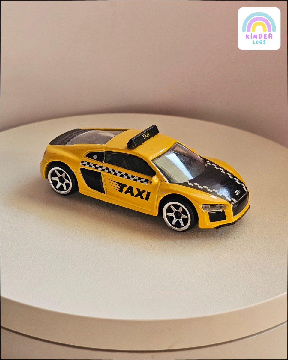 Majorette Audi R8 Taxi Car (Uncarded) - Kinder Logs