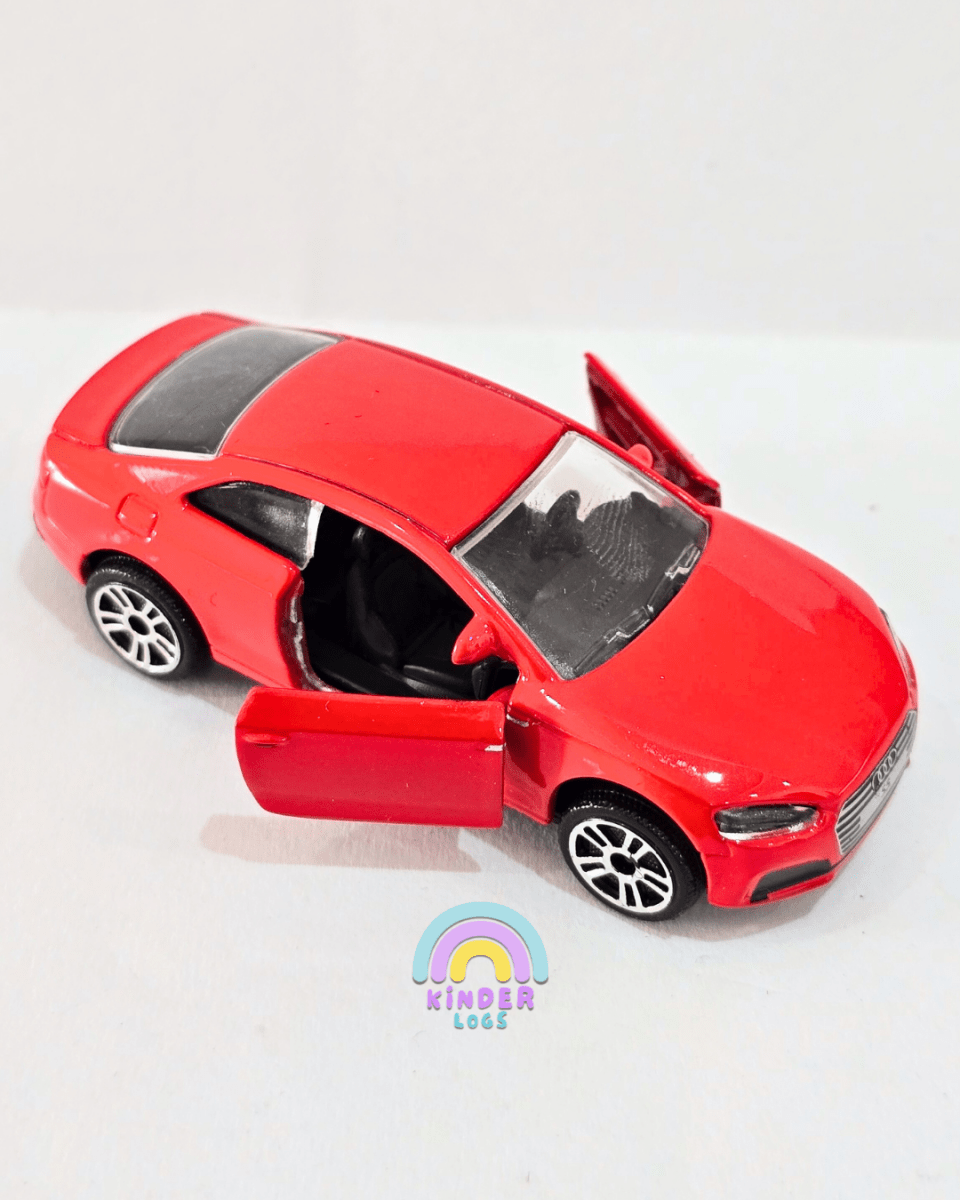 Majorette Audi S5 Coupe - Red (Uncarded) - Kinder Logs