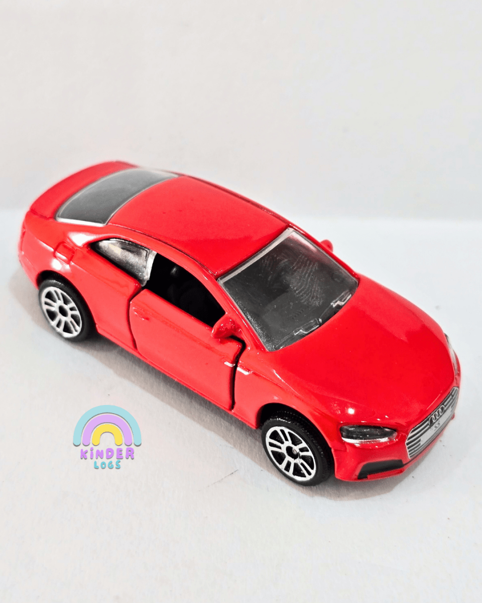 Majorette Audi S5 Coupe - Red (Uncarded) - Kinder Logs