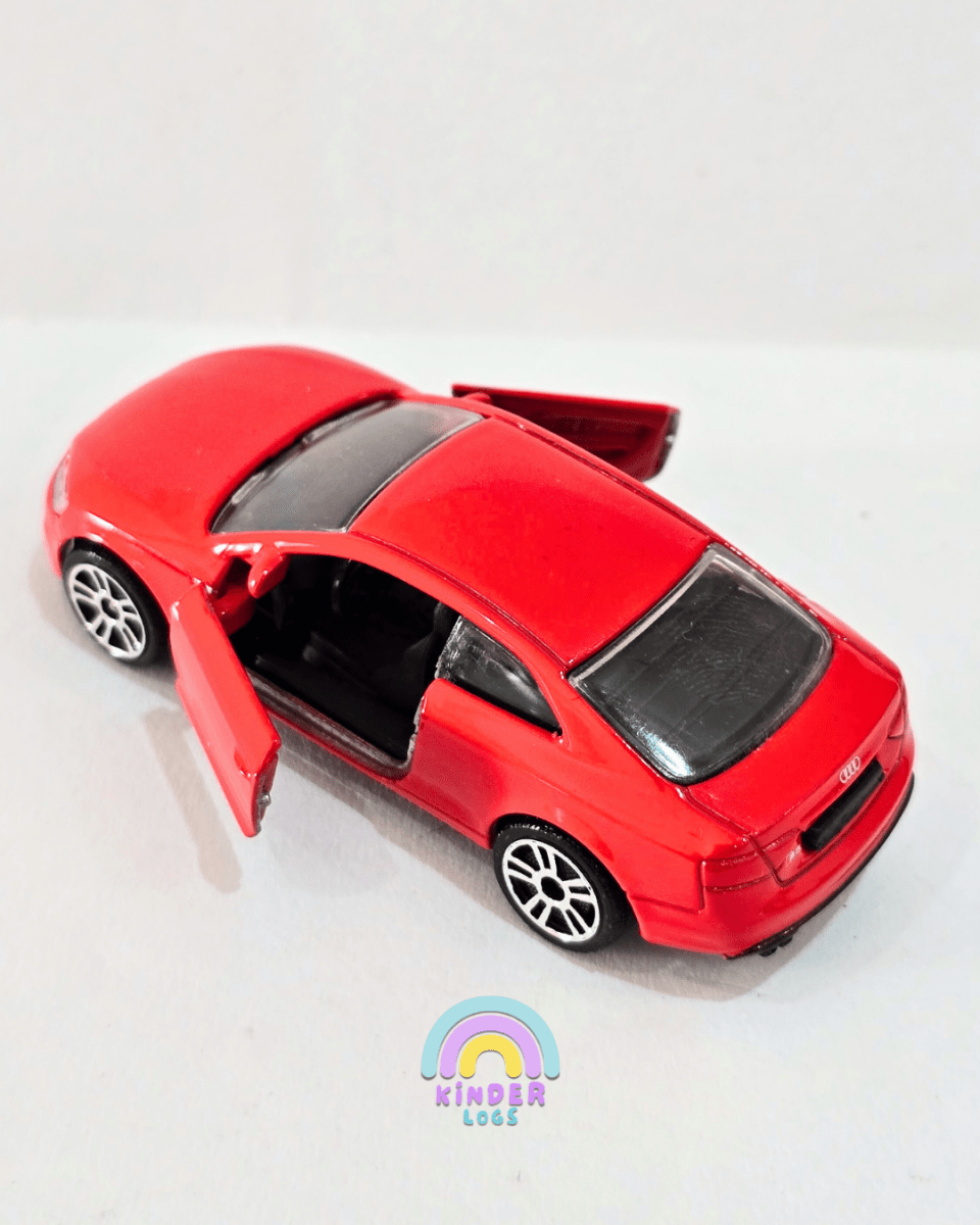 Majorette Audi S5 Coupe - Red (Uncarded) - Kinder Logs