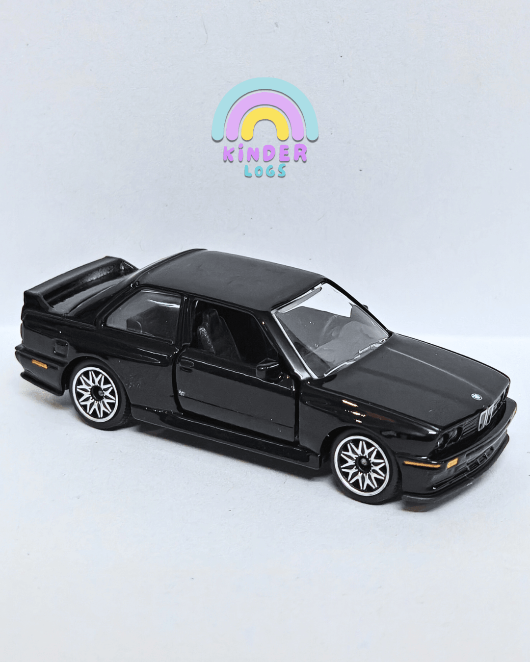Majorette BMW M3 - Black (Uncarded - New) - Kinder Logs