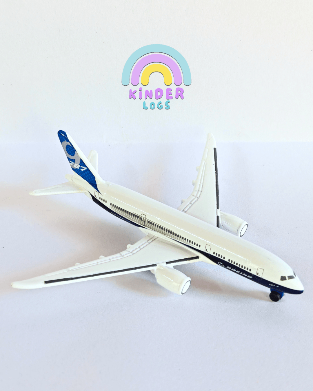 Majorette Boeing 787-9 Aeroplane (Uncarded - New) - Kinder Logs