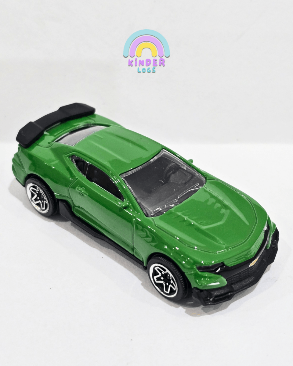 Majorette Chevrolet Camaro - Green (Uncarded) - Kinder Logs