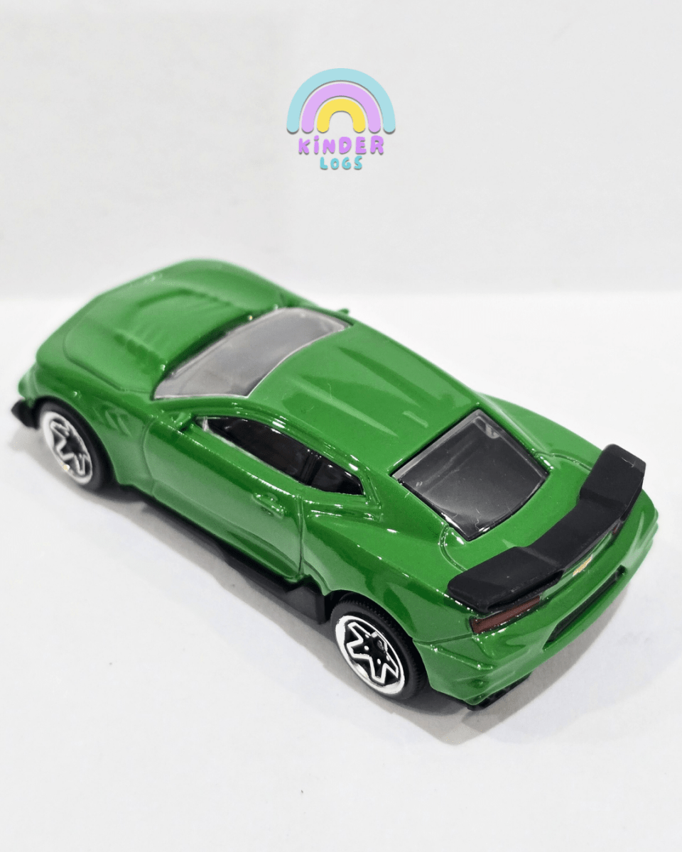 Majorette Chevrolet Camaro - Green (Uncarded) - Kinder Logs