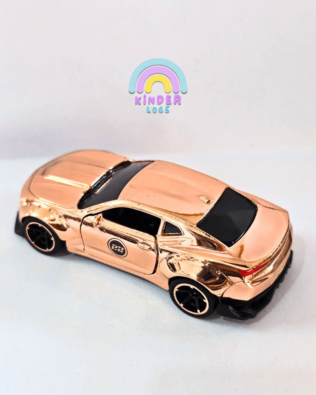Majorette Chevrolet Camaro - Rose Gold - Used Car (2022 CHASE) - Kinder Logs