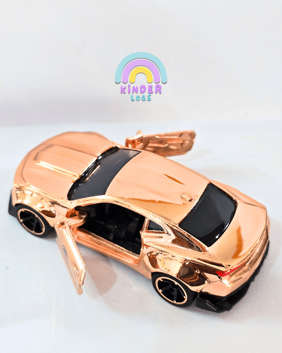 Majorette Chevrolet Camaro - Rose Gold - Used Car (2022 CHASE) - Kinder Logs