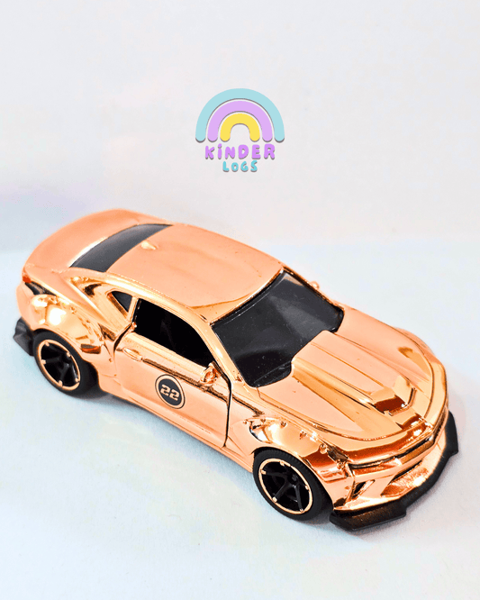 Majorette Chevrolet Camaro - Rose Gold - Used Car (2022 CHASE) - Kinder Logs