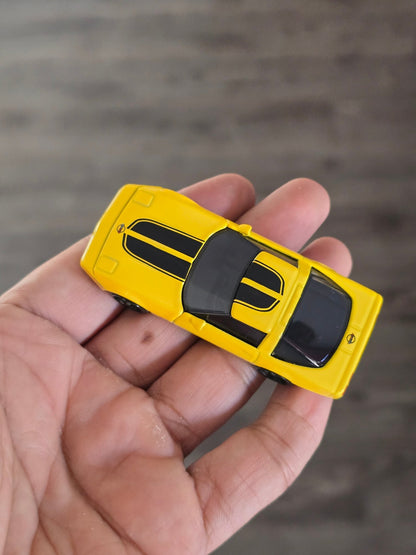 Majorette Chevrolet Corvette C4 - Yellow (Uncarded - New) - Kinder Logs