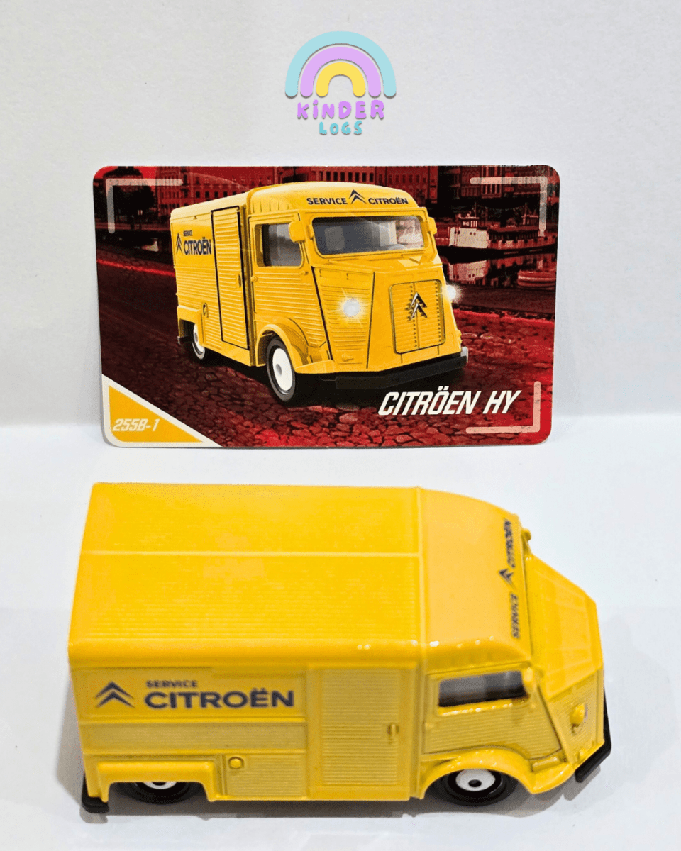 Majorette Citroen HY - Yellow (Uncarded) - Kinder Logs