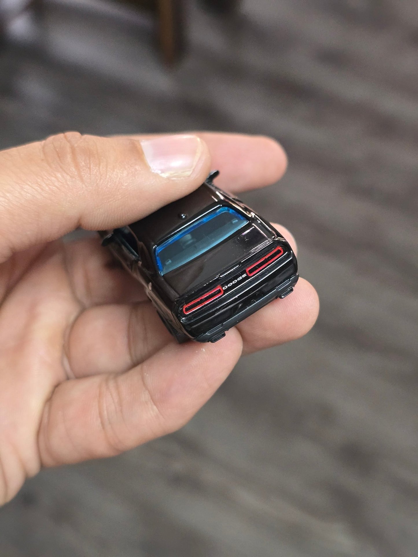 Majorette Dodge Challenger SRT Demon Black Edition (Uncarded) - Kinder Logs