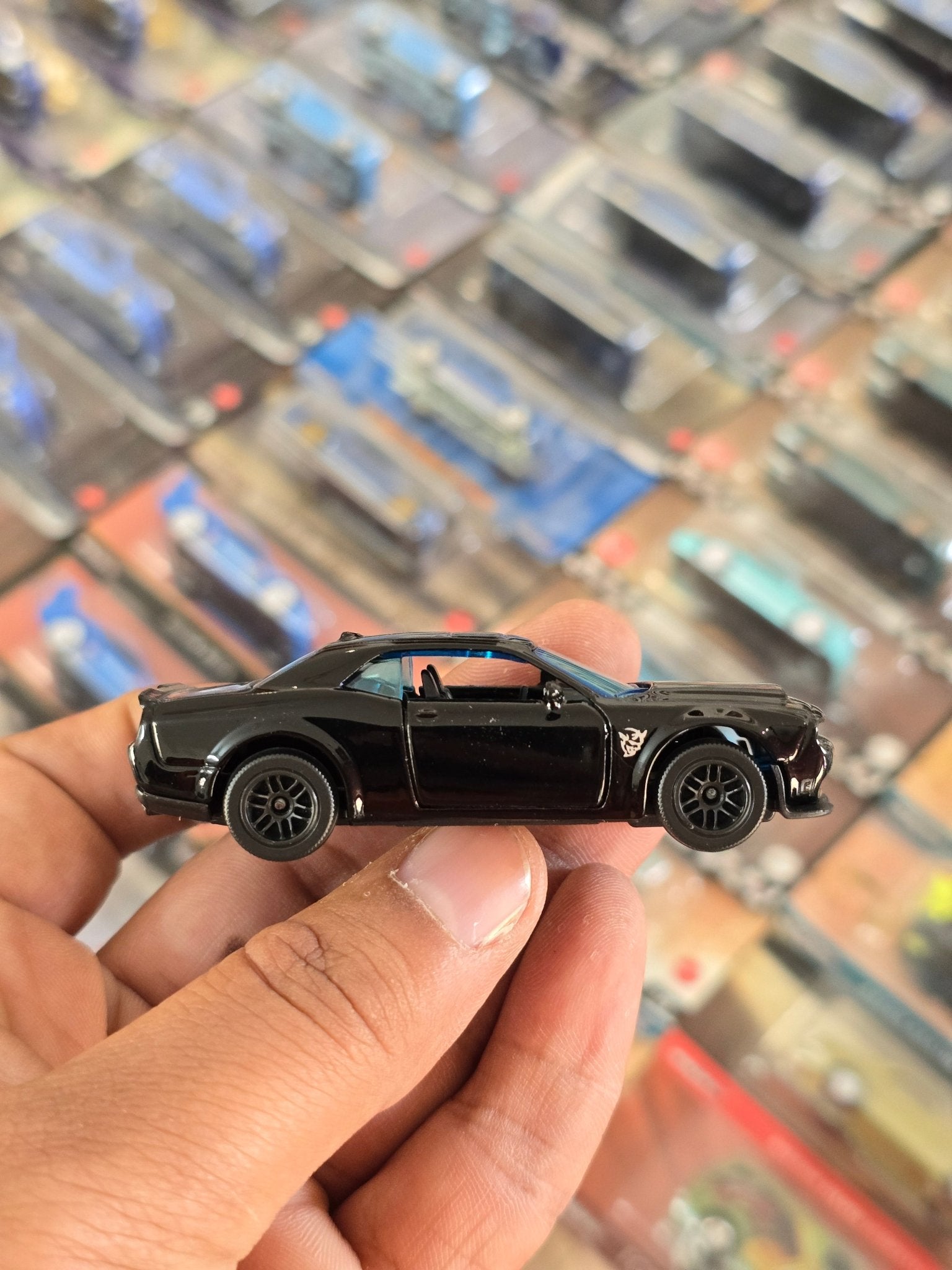 Majorette Dodge Challenger SRT Demon Black Edition (Uncarded) - Kinder Logs