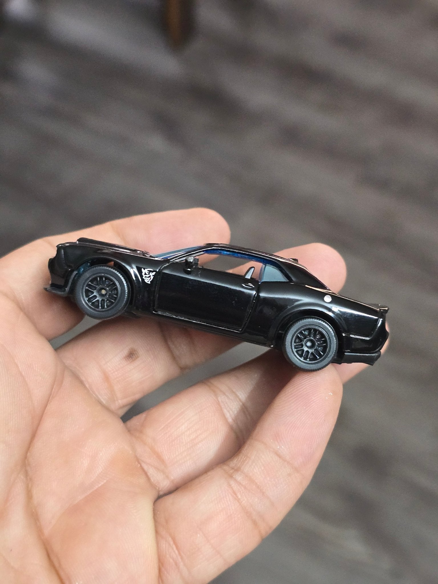 Majorette Dodge Challenger SRT Demon Black Edition (Uncarded) - Kinder Logs