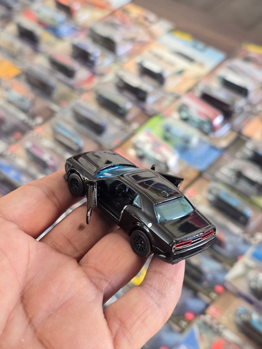 Majorette Dodge Challenger SRT Demon Black Edition (Uncarded) - Kinder Logs