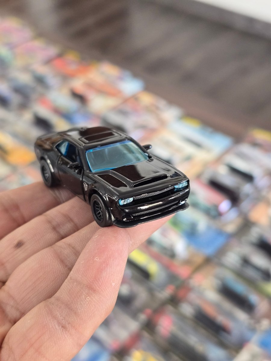 Majorette Dodge Challenger SRT Demon Black Edition (Uncarded) - Kinder Logs