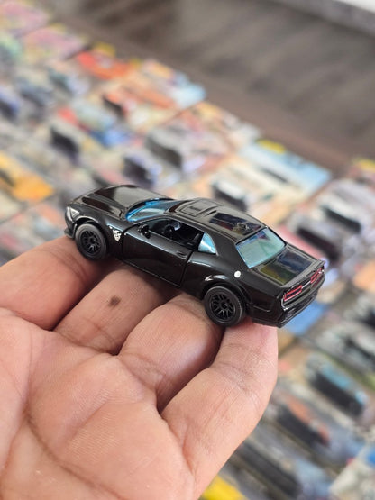 Majorette Dodge Challenger SRT Demon Black Edition (Uncarded) - Kinder Logs