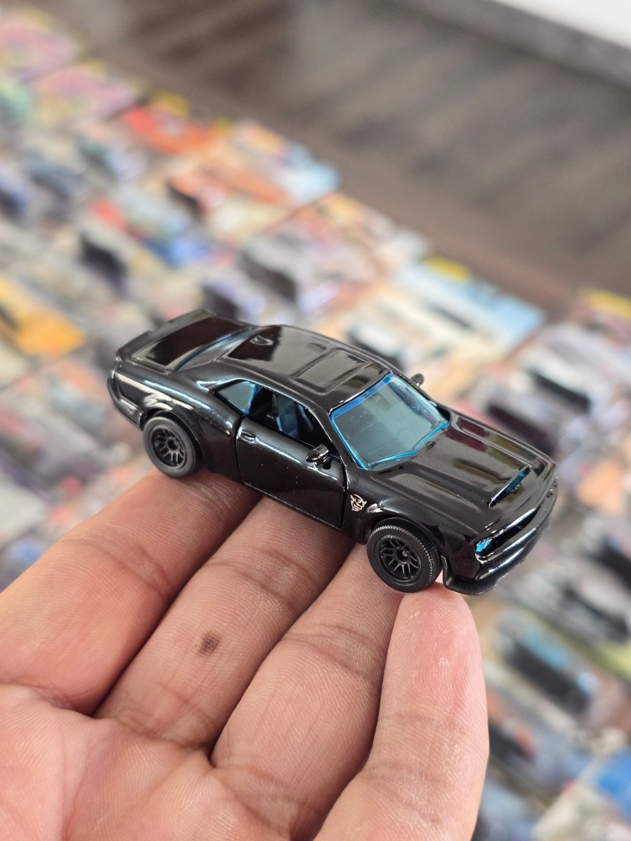 Majorette Dodge Challenger SRT Demon Black Edition (Uncarded) - Kinder Logs