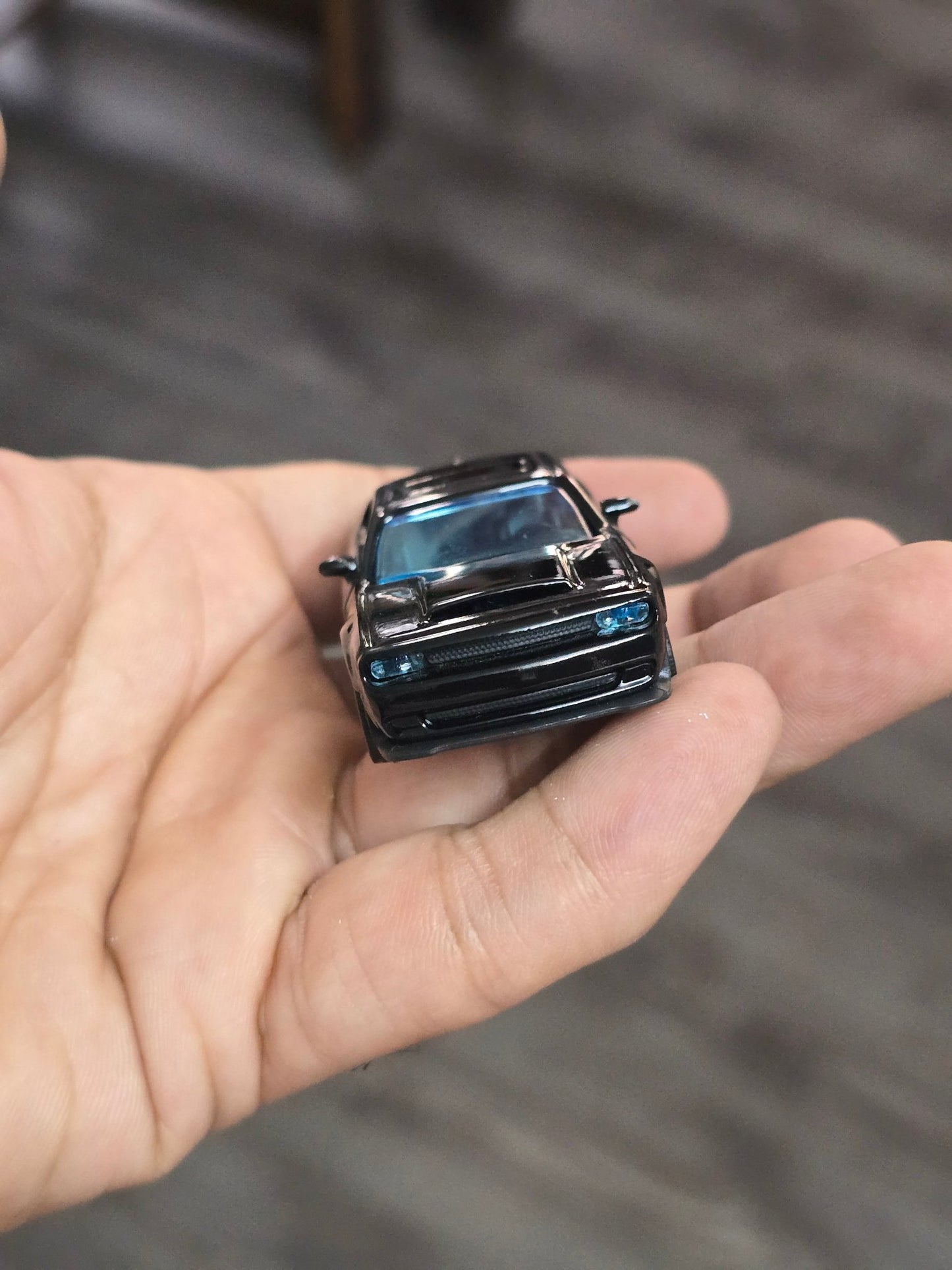 Majorette Dodge Challenger SRT Demon Black Edition (Uncarded) - Kinder Logs