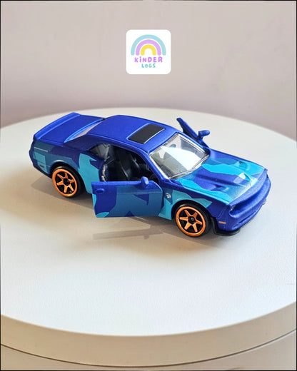 Majorette Dodge Challenger SRT Hellcat - Rare (Uncarded) - Kinder Logs