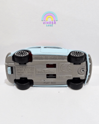 Majorette Fiat 500 D - Sky Blue (Uncarded) - Kinder Logs