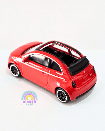 Majorette Fiat 500 Icon Edition - Red (Uncarded) - Kinder Logs