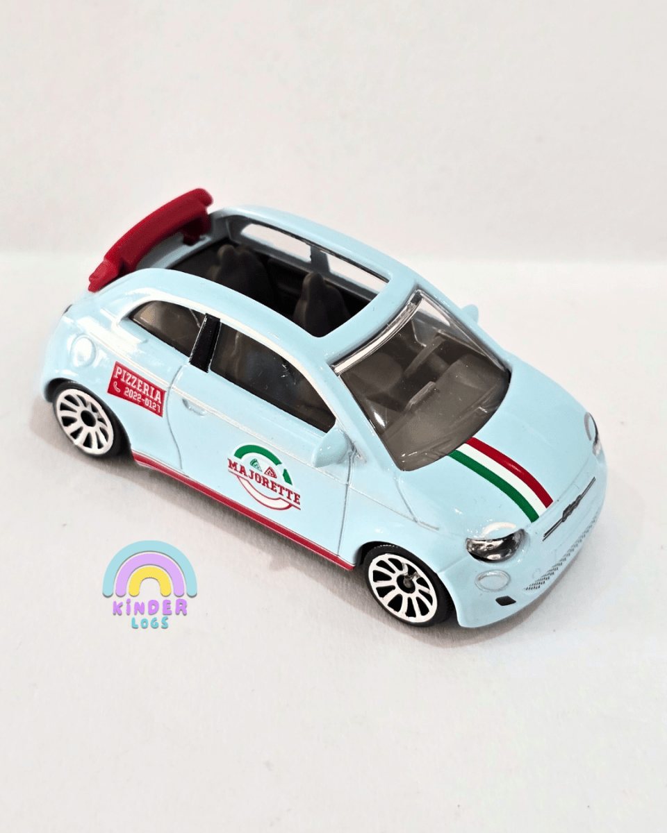 Majorette Fiat 500 Pizzeria Edition (Uncarded) - Kinder Logs