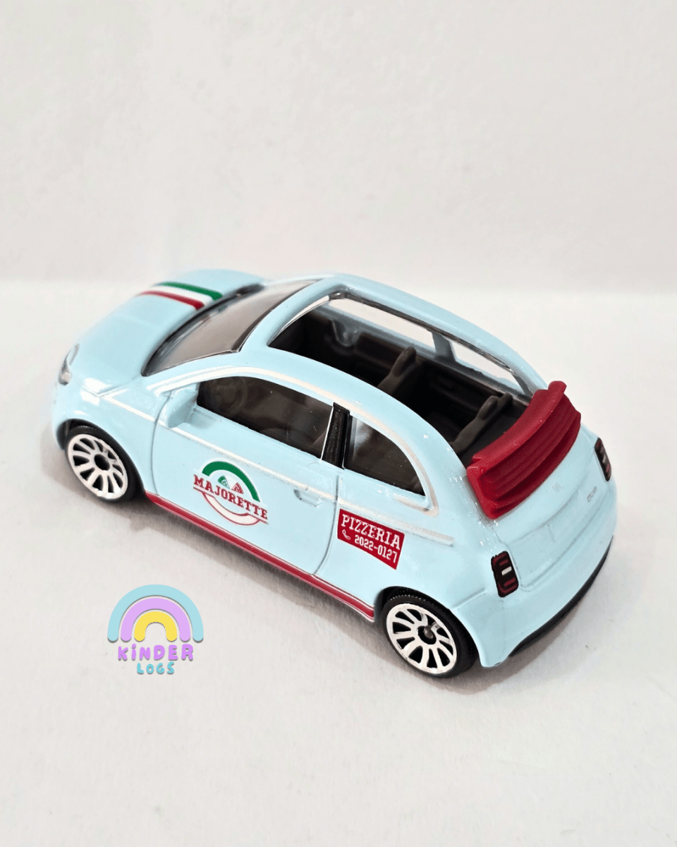 Majorette Fiat 500 Pizzeria Edition (Uncarded) - Kinder Logs