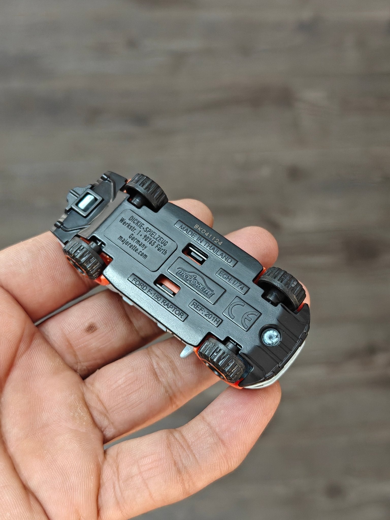 Majorette Ford F - 150 Raptor - Light Blue (Uncarded - New) - Kinder Logs