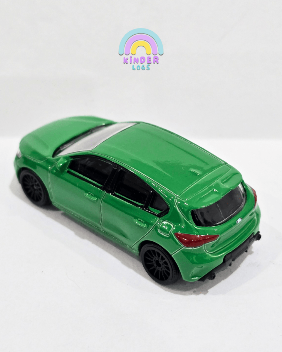 Majorette Ford Focus ST - Green (Uncarded) - Kinder Logs