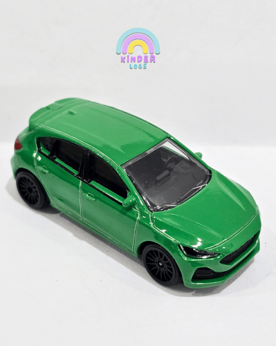 Majorette Ford Focus ST - Green (Uncarded) - Kinder Logs