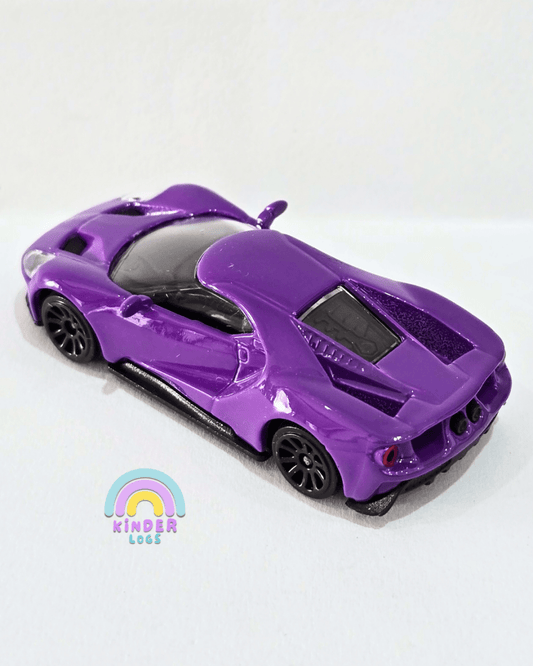 Majorette Ford GT Supercar - Purple Color (Uncarded) - Kinder Logs