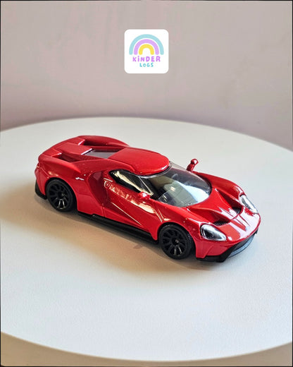 Majorette Ford GT Supercar - Red Color (Uncarded) - Kinder Logs