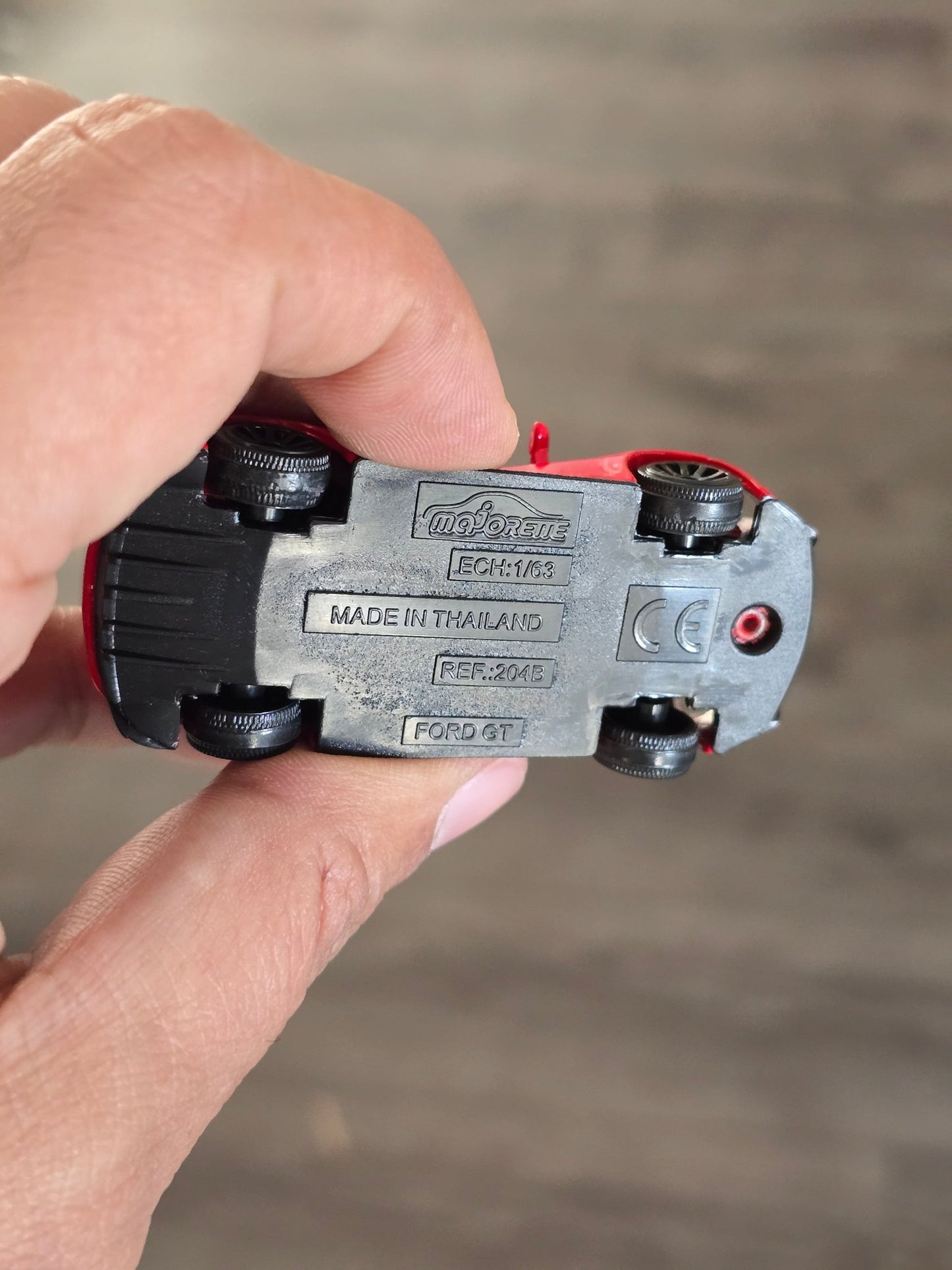 Majorette Ford GT Supercar - Red (Uncarded - New) - Kinder Logs