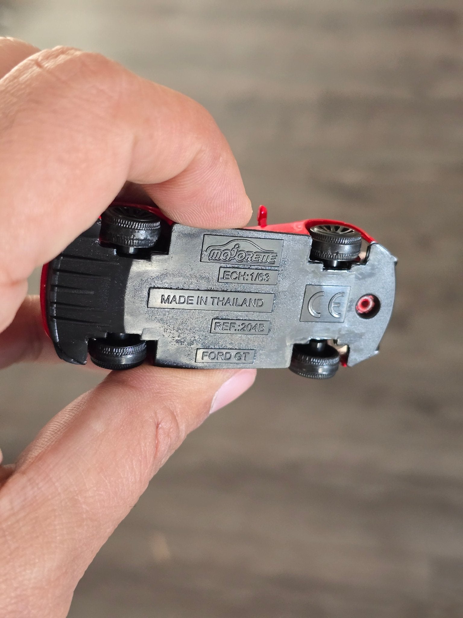 Majorette Ford GT Supercar - Red (Uncarded - New) - Kinder Logs