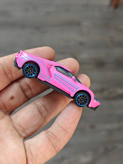 Majorette Ford GT Tron Edition - Rare Pink Color (Uncarded - New) - Kinder Logs