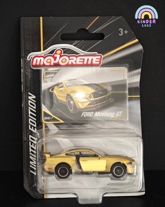 Majorette Ford Mustang GT Gold Edition - Kinder Logs