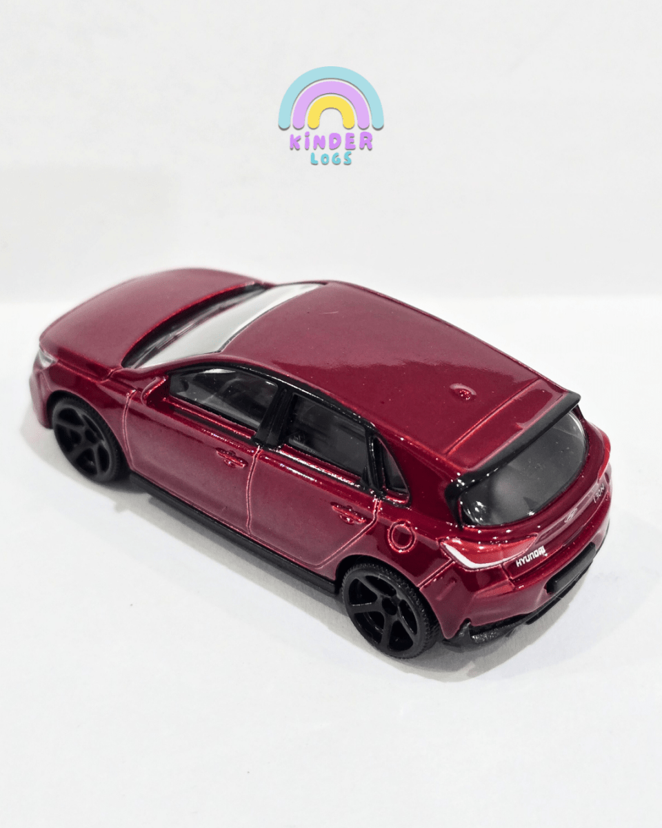 Majorette Hyundai i30 N - Maroon (Uncarded) - Kinder Logs