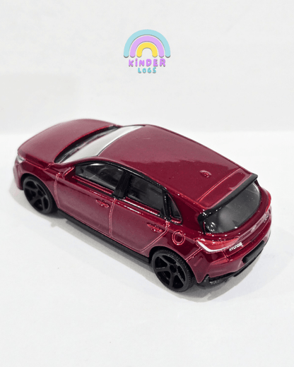 Majorette Hyundai i30 N - Maroon (Uncarded) - Kinder Logs