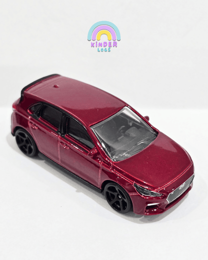 Majorette Hyundai i30 N - Maroon (Uncarded) - Kinder Logs