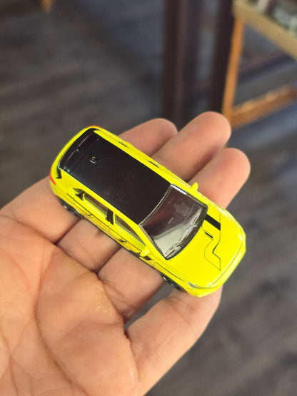 Majorette Hyundai i30 N - Neon Green (Uncarded - New) - Kinder Logs