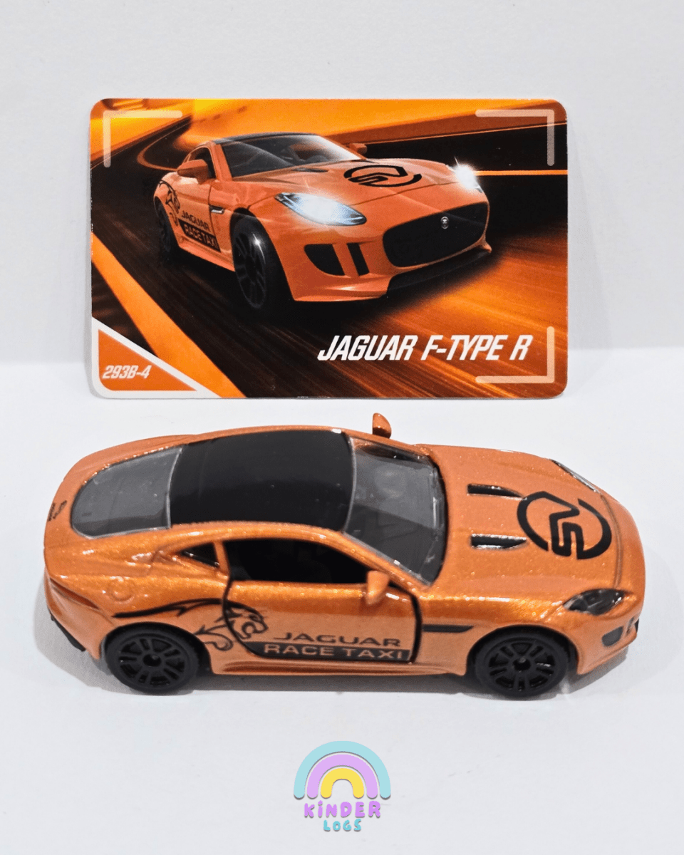 Majorette Jaguar F - Type R Race Taxi (Uncarded) - Kinder Logs