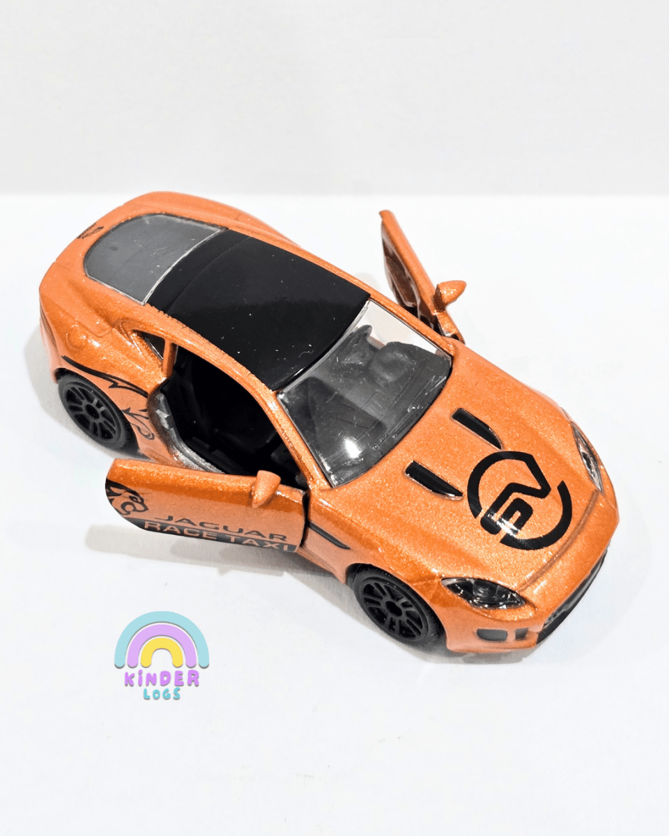 Majorette Jaguar F - Type R Race Taxi (Uncarded) - Kinder Logs
