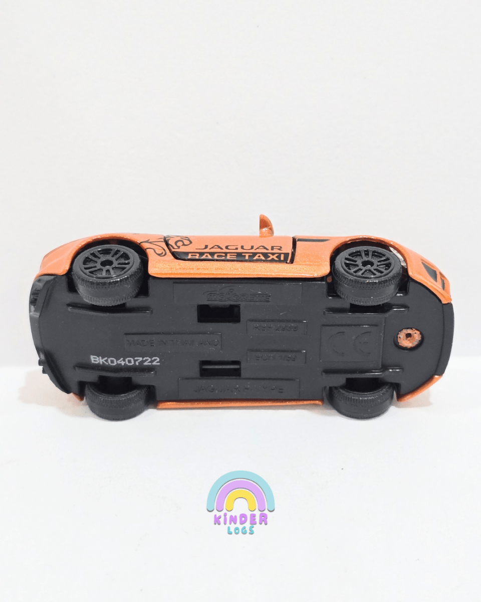 Majorette Jaguar F - Type R Race Taxi (Uncarded) - Kinder Logs