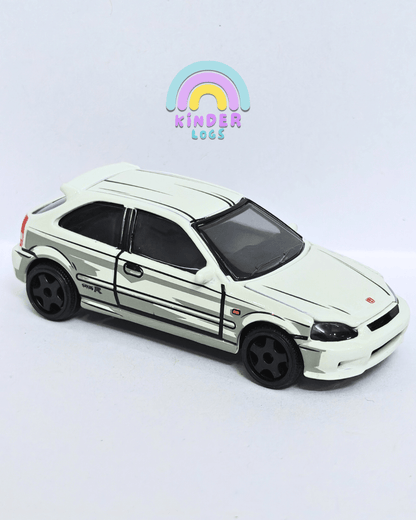 Majorette JDM Honda Civic Type R EK9 - White (Uncarded - New) - Kinder Logs