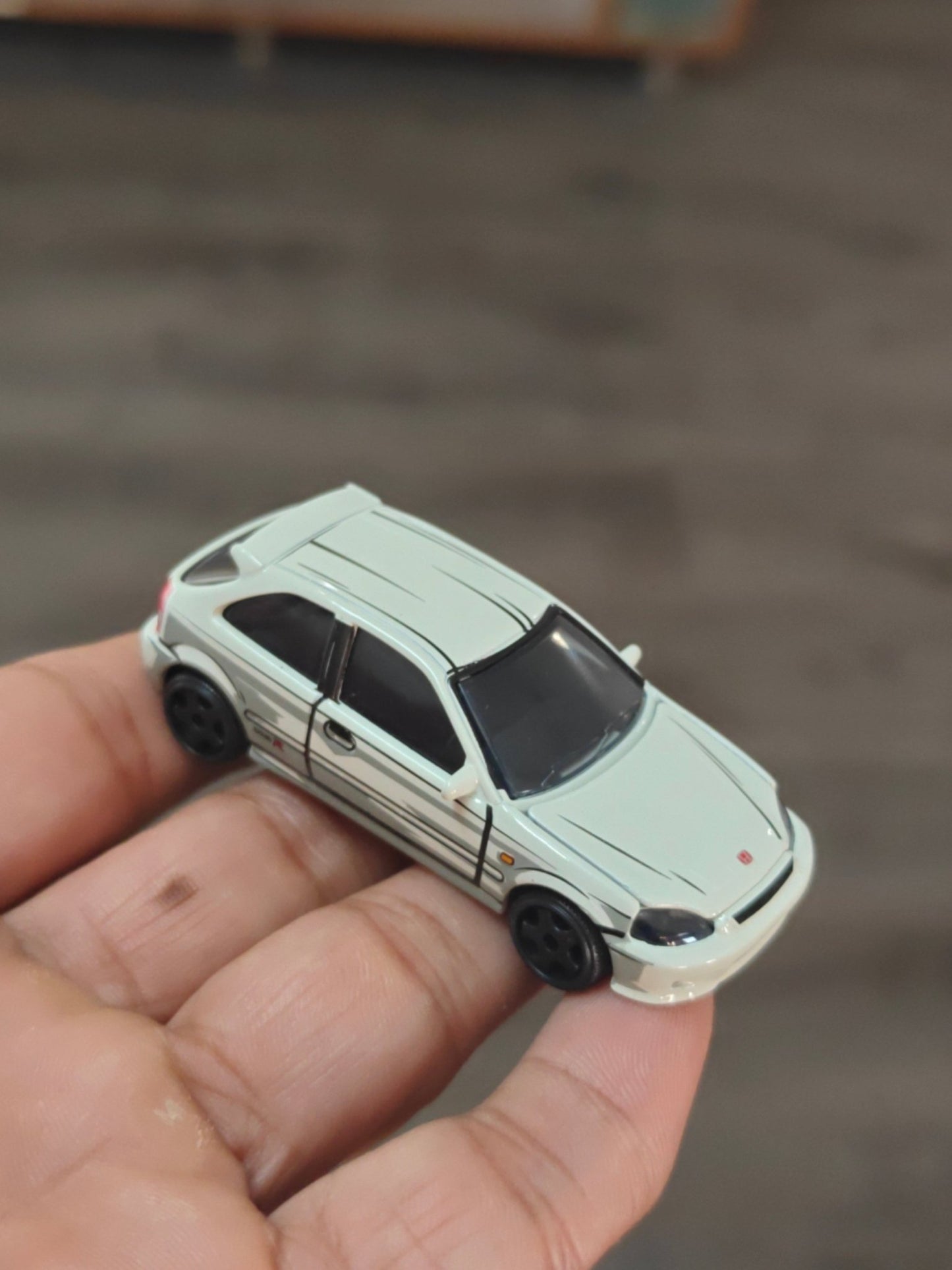 Majorette JDM Honda Civic Type R EK9 - White (Uncarded - New) - Kinder Logs