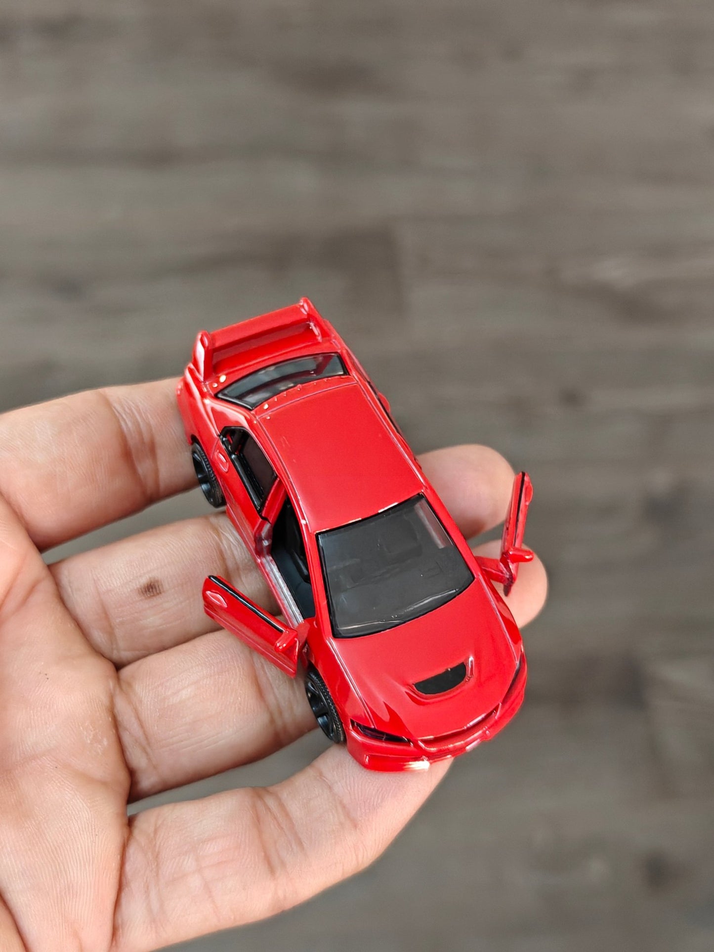 Majorette JDM Mitsubishi Lancer Evolution 9 - Red (Uncarded - New) - Kinder Logs
