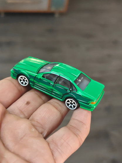 Majorette JDM Nissan Cefiro A31 - Green (Uncarded - New) - Kinder Logs