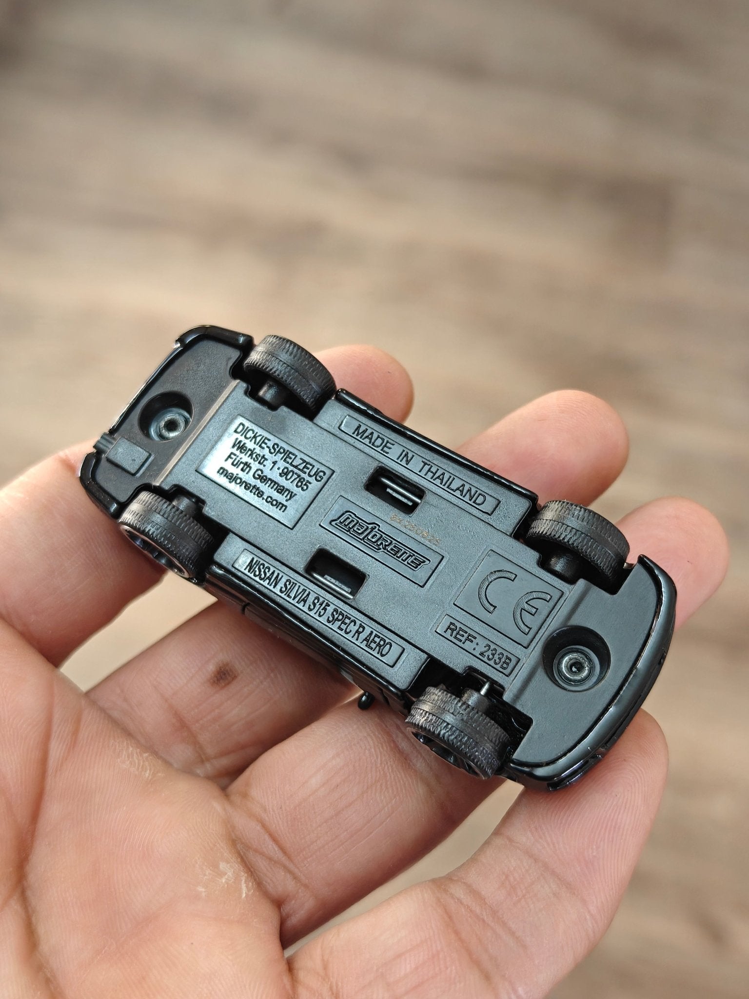 Majorette JDM Nissan Silvia S15 Spec R Aero - Black (Uncarded - New) - Kinder Logs