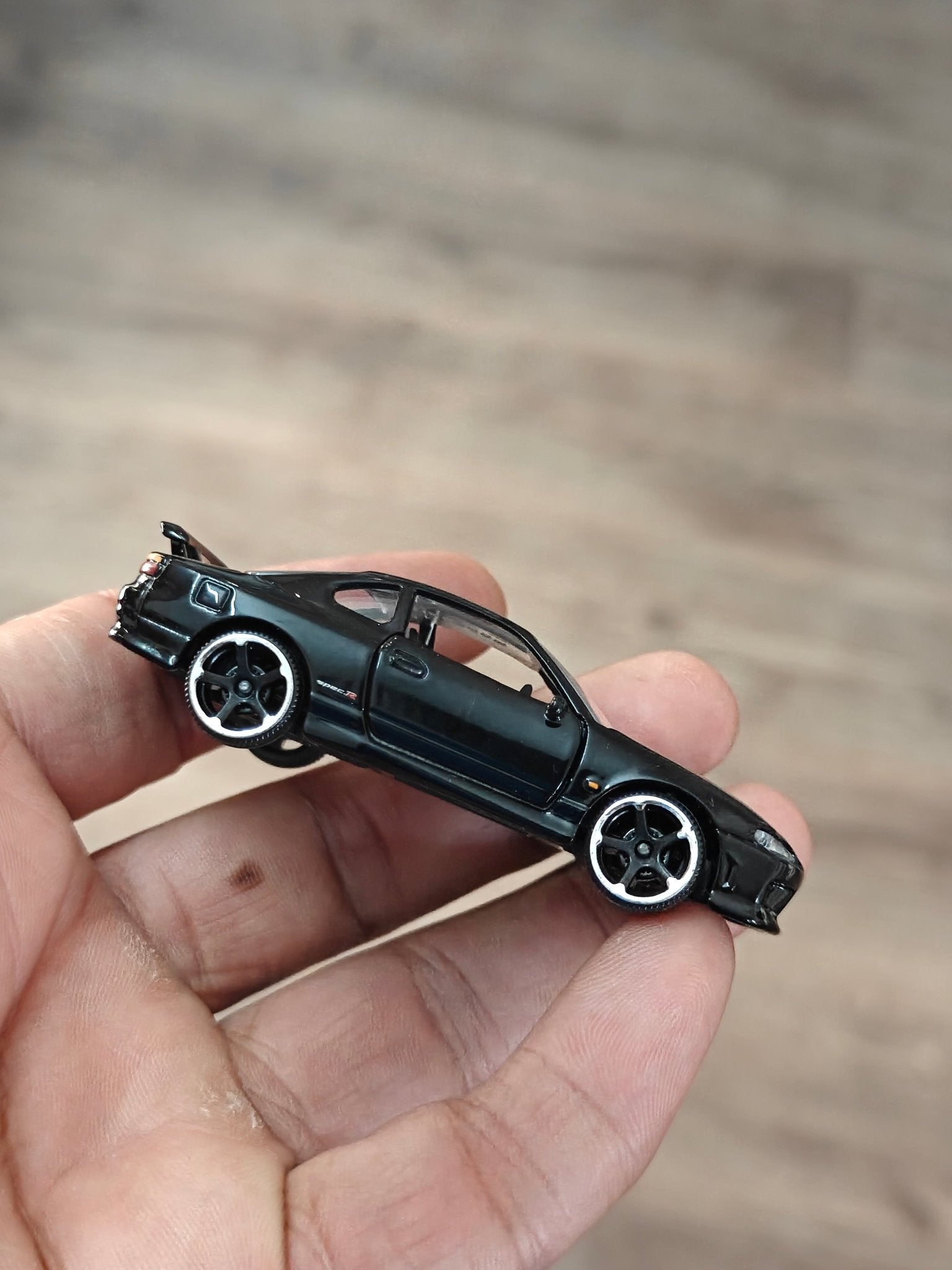 Majorette JDM Nissan Silvia S15 Spec R Aero - Black (Uncarded - New) - Kinder Logs
