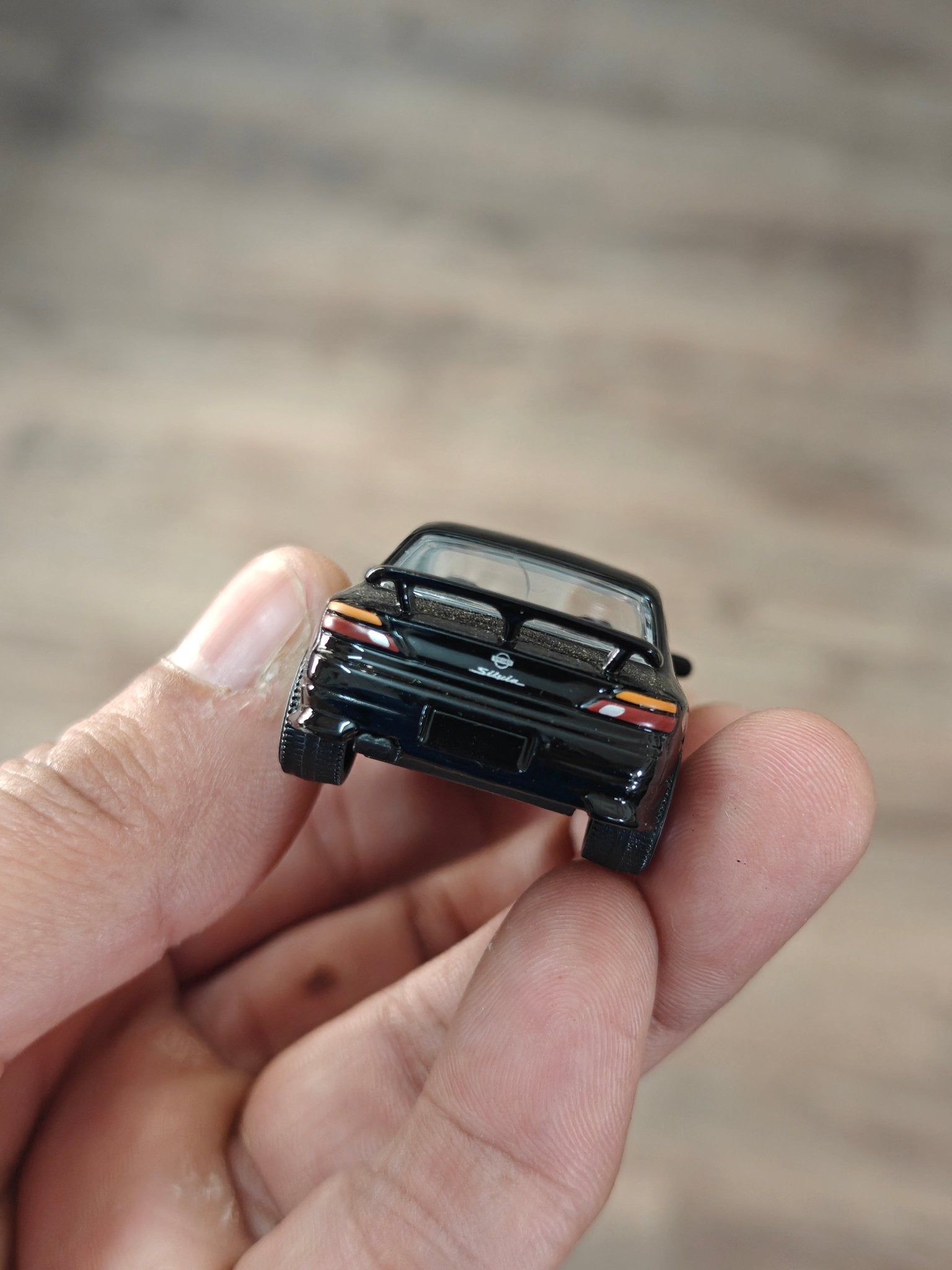 Majorette JDM Nissan Silvia S15 Spec R Aero - Black (Uncarded - New) - Kinder Logs